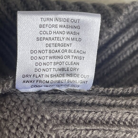 White Fox Women's It's Cool Knit Hoodie Charcoal Size: M-L - Picture 9 of 9